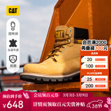 卡特（CAT）经典大黄靴马丁靴男鞋牛皮面固特异春季户外工装靴P725756P1EDC25 经典款 40