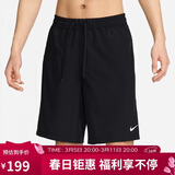 耐克NIKE男子春夏梭织短裤 运动休闲 凉爽轻便FN2999-010黑色 XL