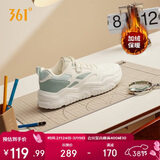 361°运动女鞋加绒保暖棉鞋冬季女士复古厚底休闲老爹鞋子682446738-1