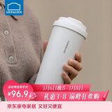 乐扣乐扣（LOCK&LOCK）保温杯遇见元气保温保冷咖啡杯弹跳盖男女颜值水杯550ML白色