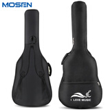 莫森（MOSEN）MS-41P吉他包41寸吉他包普通双肩民谣吉他琴包黑色