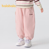 巴拉巴拉童装儿童长裤男童女童束脚裤秋冬2024宽松百搭休闲裤208424108229