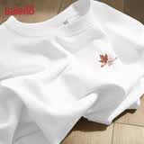 班尼路（Baleno）宽松t恤男士2026年夏季新款简约圆领纯棉短袖男装休闲半袖上衣服