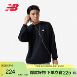 NEW BALANCE 卫衣男款简约休闲百搭运动套头衫MT41507 BK XL 
