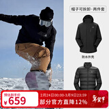 骆驼（CAMEL）三防冲锋衣户外登山服防风防水防污三合一运动外套 AD12263514Y,羽绒内胆幻影黑男女 L