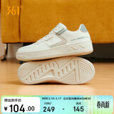 361°运动女鞋秋冬季学生复古厚底增高小白休闲板鞋子女682116601F-10