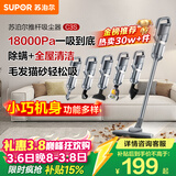 苏泊尔（SUPOR）吸尘器18KPa家用有线手持推杆地毯两用大吸力除尘吸灰大功率全屋清洁C3S节日礼物