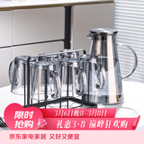 格娜斯玻璃喝水杯子套装家用客厅家庭泡茶杯杯具待客高级感高颜值高档