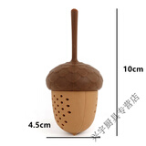 贝净洁泡茶神器小人茶漏创意茶叶过滤器不锈钢滤网滤茶器办公室喝茶 松果茶漏
