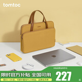 tomtoc手提电脑包14英寸女士苹果笔记本包A11适用于MacBook Pro/Air M2 晨曦黄 14英寸