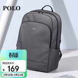 POLO双肩包男士大容量背包旅行学生书包16/17.3英寸电脑包商务出差包
