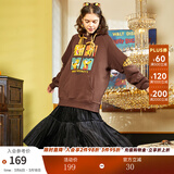 两三事丝绒半身裙春季女黑色百褶裙裙子复古半裙长裙 开心自转体 黑色 厚款 S