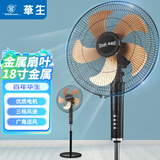 华生（Wahson） 电风扇家用/落地扇/电扇立式/18吋牛角扇五叶低噪大风宿舍办公循环空气扇商务风 新升级18时商务落地扇WS-C1805金属扇叶