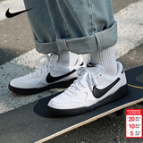 耐克（NIKE）男鞋板鞋 2026新款夏季时尚运动鞋舒适耐磨低帮运动休闲鞋滑板鞋 TERRA/经典白色黑勾 44.5