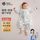 贝肽斯婴儿睡袋暖姜恒温儿童分腿睡袋婴幼儿防踢被睡衣冬季加厚 弗里德S