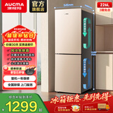 澳柯玛（AUCMA） 226升风冷无霜两门小冰箱家用冰箱小户型小机身大空间大冷冻不占地以旧换新BCD-226WH 风冷无霜|2门冰箱|离子除菌