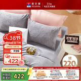 富安娜法兰绒四件套冬季防静电床品加厚保暖床单被套双人加大230*229cm