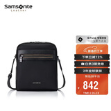 新秀丽（Samsonite）单肩包商务牛皮斜挎包男士胸包腰包大容量男士生日礼物 45Q