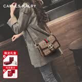 CAKNLS&KALRY奢侈品牌女包新款包包女款单肩包小包斜挎包情人节生日礼物送女友 咖啡棕 纪念日生日礼物送女友老婆礼盒装