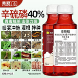 勇冠40%辛硫磷乳油蛴螬千足虫蝼蛄地老虎专杀地下害虫农药广谱杀虫剂