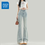 真维斯（Jeanswest）紧身小脚牛仔裤女春秋2026年新款高腰显瘦秋冬加绒铅笔靴裤 蓝灰长裤 29 建议110-118斤 【卡码拍大】