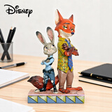 迪士尼（Disney）疯狂动物城周边朱迪与尼克手办摆件 生日礼物毕业礼物