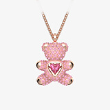 施华洛世奇（SWAROVSKI）TEDDY小熊项链女 跳动的心女士项链生日女神节礼物送女友5642976