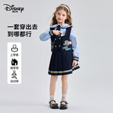 迪士尼兔子警官六一儿童套装女童套装春秋2026新款衬衫马甲裙子三件套