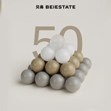 贝易宝宝海洋球池加厚彩色无毒无味婴儿波波球池室内儿童玩具 50个装【皇室海洋球】