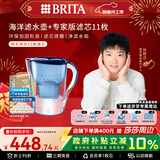 碧然德（BRITA）过滤净水器 滤水壶 海洋系列 3.5L(蓝色）+去水垢专家版滤芯11枚 环保加固包装