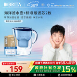 碧然德（BRITA） 过滤净水器 家用滤水壶 净水壶 海洋系列 3.5L蓝色 一壶3芯装 环保加固包装
