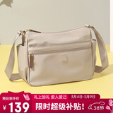 高尔夫（GOLF）单肩斜挎包女休闲包包女包大容量通勤百搭手机包帆布包妇女节礼物