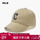 MLB帽子男女情侣棒球帽软顶鸭舌帽秋冬运动帽四季3ACP6601N-45SAS-F
