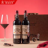 路易拉菲（LOUIS LAFON）法国原瓶进口红酒 梅多克产区AOP干红葡萄酒高档礼盒装送礼
