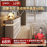 印象斑斓斗柜卧室烤漆床尾收纳柜现代简约超薄轻奢四五八斗柜抽屉储物柜 1.4m/香槟灰烤漆+LED灯/八斗