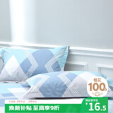 艾薇 A类全棉枕套 学生宿舍枕头套单人枕芯套 一个装 巴德尔 48*74cm