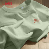 班尼路（Baleno）宽松t恤男士2026年夏季新款简约圆领纯棉短袖男装休闲半袖上衣服