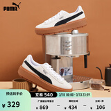 彪马（PUMA）厚底鞋|复古增高松糕鞋女春季休闲鞋PLATFORM 365830 白-黑色-15 37.5