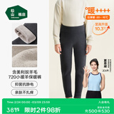 松山棉店【小暖羊】儿童保暖秋裤羊毛打底棉裤加厚加绒男女内穿打底裤校服 巨厚暖720-深灰（-20~-10°C） 150 cm 35-45KG