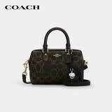 蔻驰（COACH）【品牌直供】女士ROWAN迷你单肩斜挎波士顿包CDY29