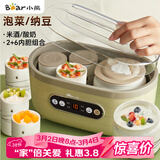 小熊（Bear）酸奶机 家用全自动大容量分杯米酒机酸奶发酵菌纳豆泡菜机SNJ-C10P2（浅绿）
