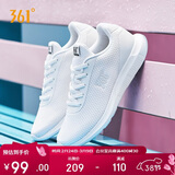 361°运动鞋女士春季网面透气通勤休闲减震慢跑步女鞋子681832270-1