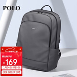 POLO双肩包男士大容量背包旅行学生书包16/17.3英寸电脑包商务出差包