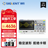 鼎阳（SIGLENT）SDS1204X-C 数字示波器 200MHz带宽 4通道 1G采样