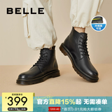 百丽（Belle）潮搭马丁靴男冬季商场同款真皮英伦风休闲靴92267DD0 黑色6孔（内增高）-A0923 40 (250mm)