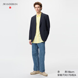 优衣库男装女装直筒牛仔裤/水洗产品合作款系列丹宁479816 482860 482860/64湖蓝色 32 /170/82A