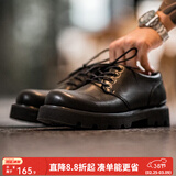 马登德比鞋男款厚底增高黑色大头皮鞋男通勤百搭cleanfit休闲工装鞋子 星耀黑 【正码正拍&4cm增高/磨砂珠光感/男士皮鞋】 42 男码