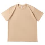 凡客诚品vancl 短袖T恤全棉圆领夏装男女同款 卡其 XL （建议130-150斤）