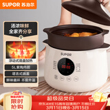 苏泊尔（SUPOR）电炖锅电炖盅 电砂锅煲汤锅 炖汤锅 燕窝炖锅 紫陶锅电汤锅煮粥神器 电煮锅家用DG50YC851多功能锅