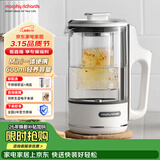 摩飞电器（Morphyrichards）养生壶便携煮茶器烧水壶养生杯小型办公室家用多功能煮茶壶一体热水壶0.6L MR6086 白